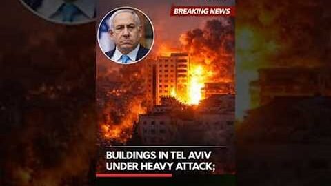 “Tel Aviv ROCKED by Explosions — Israel on Edge”| #telaviv #israel #worldnews #liveupdates  #iran