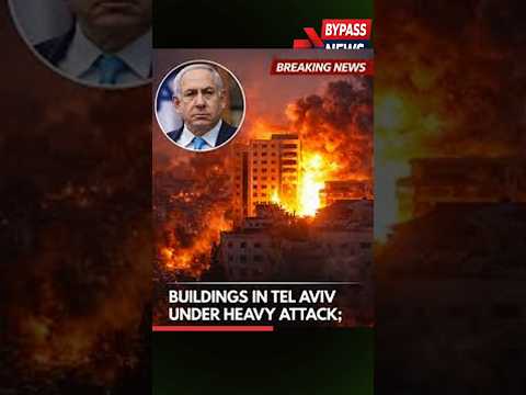 “Tel Aviv ROCKED by Explosions — Israel on Edge”| #telaviv #israel #worldnews #liveupdates  #iran