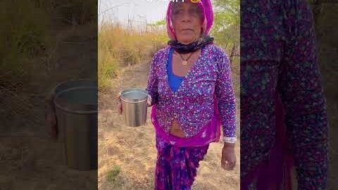राजस्थान के भेड़ बकरिया चराने का जीवन 😍 #desi #life #rajasthan #rajasthani #village #facts #shorts