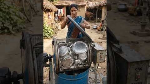 Amazing Desi Jugaad Dish Washing Machine | गाँव का कमाल का जुगाड़