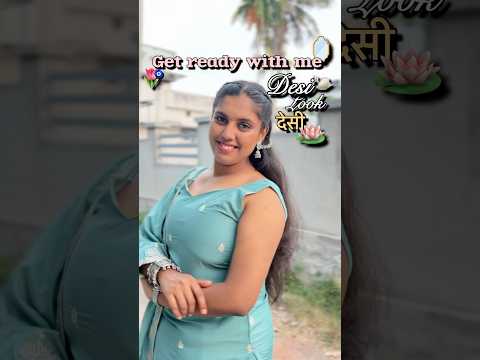 GRWM in a desi look✨🌷 #shorts #GRWM #desi