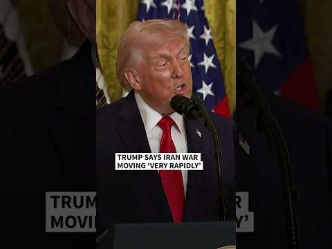 Trump says Iran war moving ‘very rapidly’ | AFP