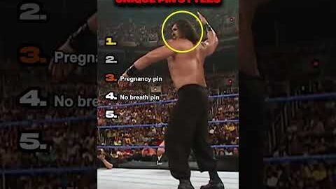 Ranking WWE Wrestlers Unique Pin Styles