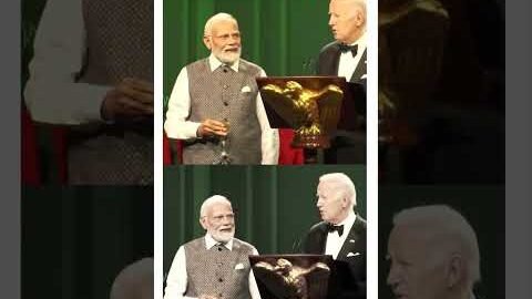 PM Modi Burst Into Laughter After President Joe Biden’s ‘No Alcohol’ Ritual #modi #pmmodi #viral