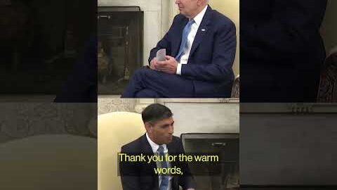 Biden Mistakenly Calls UK’s Rishi Sunak ‘Mr. President’