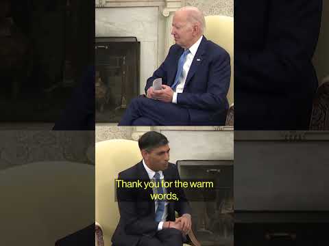 Biden Mistakenly Calls UK’s Rishi Sunak ‘Mr. President’