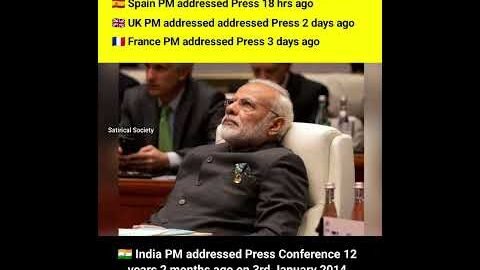 India PM Press Conference Debate Goes Viral 🇮🇳📰