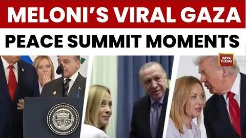 Meloni’s Viral GAZA Peace Summit Moments: From Trump’s ‘Beautiful’ Quip To Erdoğan’s Smoking Advice