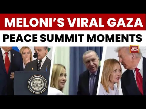 Meloni’s Viral GAZA Peace Summit Moments: From Trump’s ‘Beautiful’ Quip To Erdoğan’s Smoking Advice