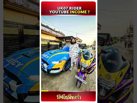 Uk07 Rider aka Babu Bhaiya Income 🤑 Revealed @TheUK07Rider  #shorts #uk07rider #viral