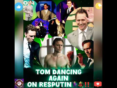 TOM DANCING AGAIN ON RESPUTIN🕺🪩💃‼️#tomhiddleston #resputin #usa #uk #loki #shorts #foryou #edit