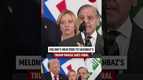 Meloni’s Reaction to Shehbaz’s Trump Praise Goes Viral