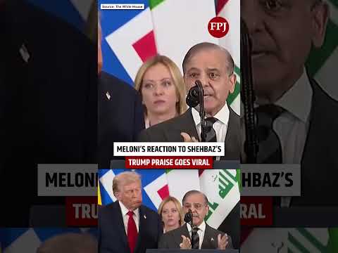 Meloni’s Reaction to Shehbaz’s Trump Praise Goes Viral