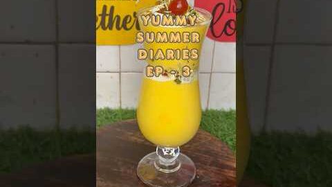 Yummy Summer Diaries | Mango Mastani #mango #shorts #icecream #summer #yummy