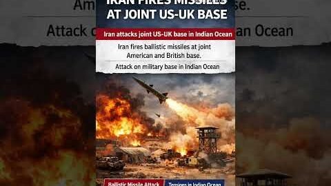 Iran Attacks US-UK Base 🚨 Missile Strike in Indian Ocean Shocks World!