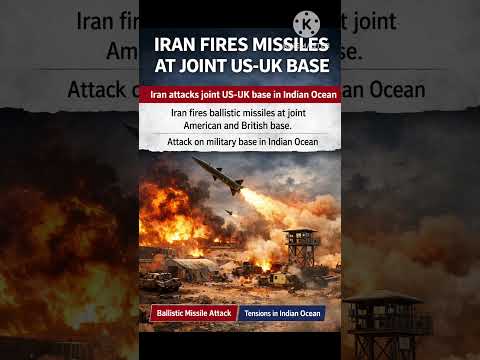 Iran Attacks US-UK Base 🚨 Missile Strike in Indian Ocean Shocks World!