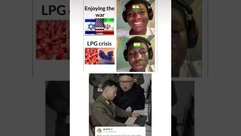 “War = content, LPG = crisis 😂” #funny​ #usa​ #memes​ #war​ #lpg​ #usa​ #iran​ #shorts​ #india​