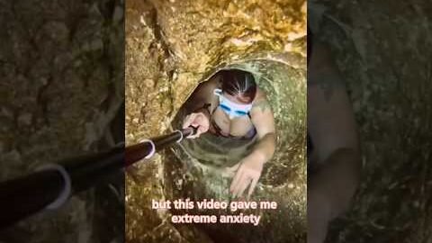 Absolutely not 😰#crazy #viral #scary #caving  #underwater #diving #snorkling #anxiety #reels #fyp