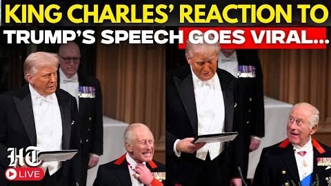 Trump in UK LIVE: King Charles’ Reaction To Trump’s Speech Goes Viral | Keir Starmer