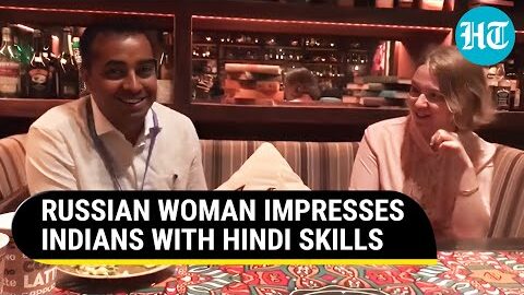Russian Woman Stuns Indian Netizens With Hindi Skills | Bureaucrat’s Conversation Goes Viral