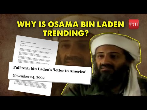 Osama Bin Laden GOES VIRAL  | TikTok users connect “Letter to America” to Israel-Hamas War | Gaza