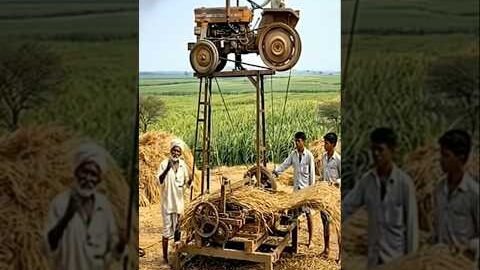 सूखी घास⛺️ से चटाई बनाने का देसी तरीका|🚜Desi way of making Mats from Dry Grass
