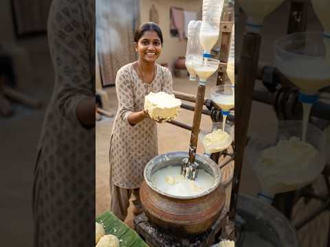 मखन निकालने वाली देशी मशीन #deshijugad #deshimashin #shortvideo