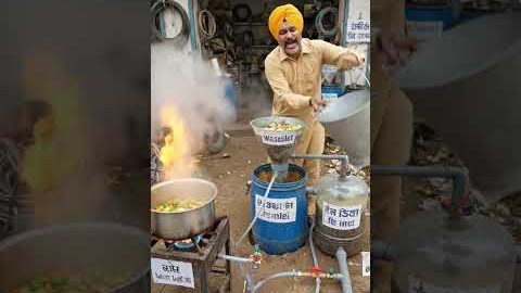 देसी जुगाड़ चूल्हा ! Trending Desi Jugaad Biogas Chulha ! Lpg gas jugaad