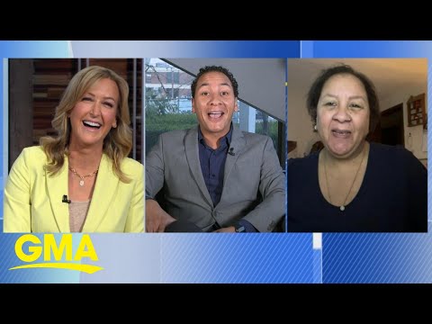 Reporter reflects on now-viral moment with mom l GMA
