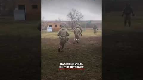 Viral Video Of Ukrainian Soldiers Playing Football Delights The Internet