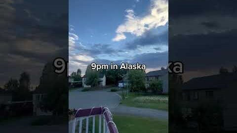 Alaska summer never gets dark 😓 #travelalaska #youtubeshorts #subscribe #alaska #viral
