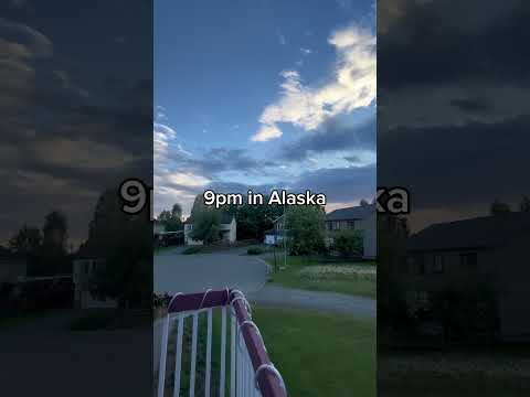 Alaska summer never gets dark 😓 #travelalaska #youtubeshorts #subscribe #alaska #viral