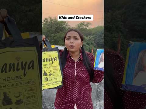 Kids and crackers 💥🔥 #Shorts #viral #festivewithshorts  #diwali