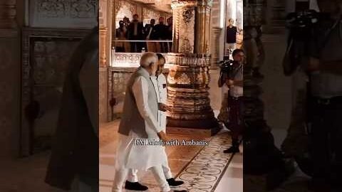 Modi ji at Anant ambani wedding | #viral #trending #shorts #modi #ambani #wedding #anantambani