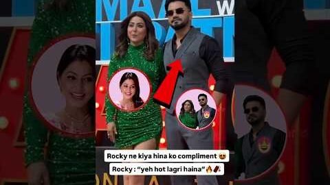 अक्षरा वाली Hina Khan ने मचा दी सनसनी 🔥 सबके सामने Rocky ने कह दी ये बात… हिना भी शर्मा गई 😳❤️