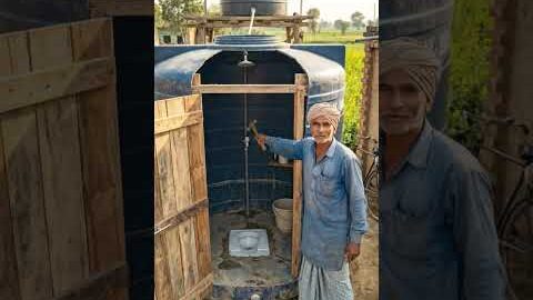“5000 लीटर टैंक से बना पूरा बाथरूम  | Desi Jugaad Bathroom”