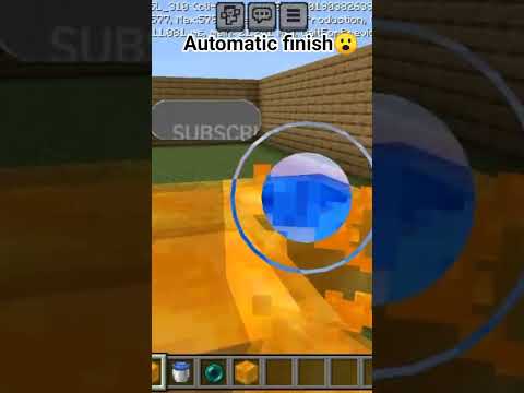 automatic finish 😮#shorts #short #viral #video #minecraft