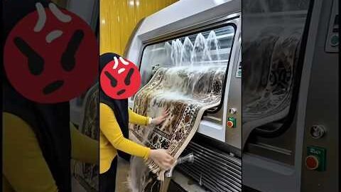Floor mat cleaning washing machine how to use #trendingshorts #trendingnews #cleaning #viralnews