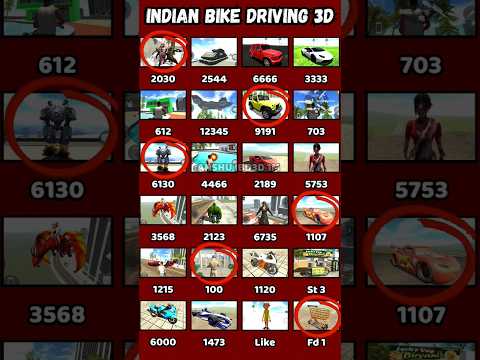 All Real code 🤯 Indian bike driving 3d all new cheat code update + plugin cheat code