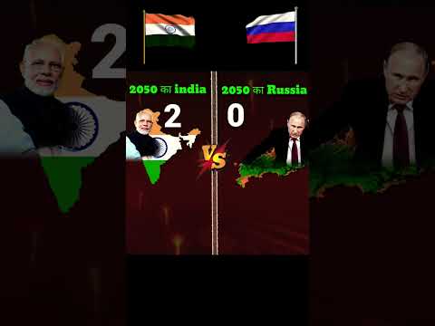 India Vs Russia in 2050 #shorts #india #vs #russia