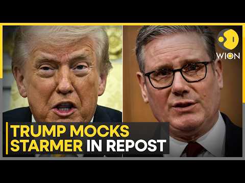 Iran War: Trump Reposts Spoof Mocking Starmer, Viral Video Shows Panic Reaction | WION