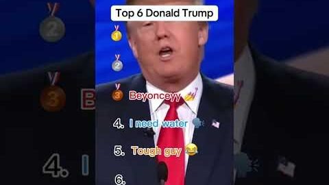 Top 6 funniest Donald Trump moments 😭