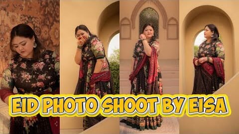 Eid Photo Shoot By Eisa Khan 📸| Phopo K Ghar Gaye 😍| Desi Korean
