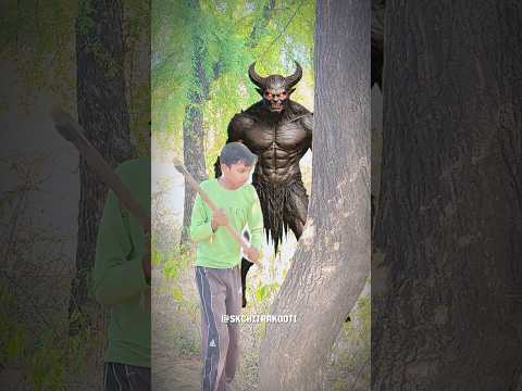 कुल्हाड़ी नदी में गिरी… भगवान ने ही डांट दिया 😂🪓 | Desi Comedy Twist | SKCHITRAKOOTI