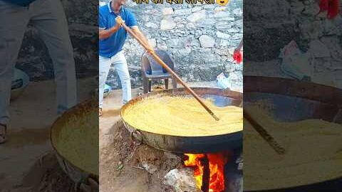 गांव की देसी लापसी 😍#shorts #food #desi #Marwar#rajasthan 🔥🔥