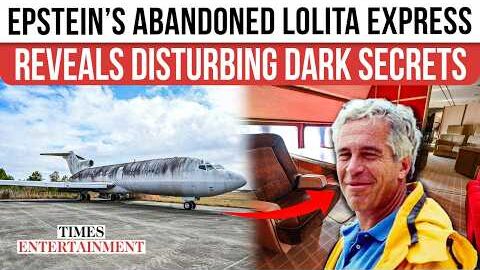 Epstein’s ‘Lolita Express’ Found Rotting With Disturbing Items Inside, Photos Reveal | WATCH