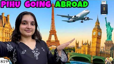 PIHU GOING ABROAD | Ep 819 | Pihu ka International MBA | Aayu and Pihu Show