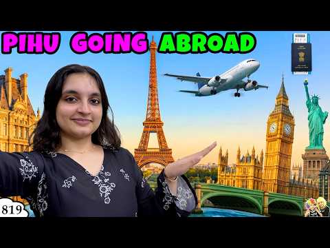 PIHU GOING ABROAD | Ep 819 | Pihu ka International MBA | Aayu and Pihu Show