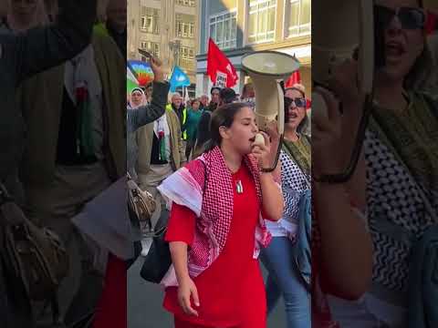 Powerful Voices for Palestine: Crowds Chant La ilaha illallah’ Worldwide #islamic#usa#uknews#shorts