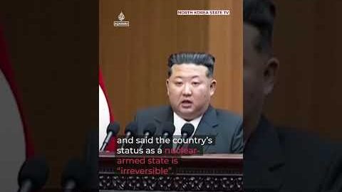Kim Jong Un says North Korea will never give up on nuclear weapons